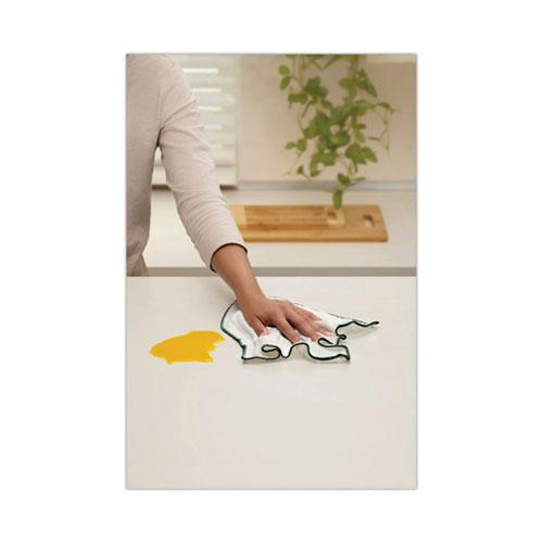 Kitchen Cleaning Cloth, Microfiber, 11.4 x 12.4, White, 2/Pack, 12 Packs/Carton. Picture 3