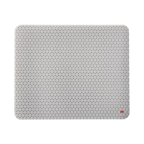 Precise Mouse Pad with Nonskid Repositionable Adhesive Back, 8.5 x 7, Bitmap Design. Picture 1