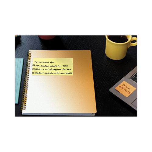 Original Canary Yellow Pop-up Refill, 3" x 5", Canary Yellow, 100 Sheets/Pad, 12 Pads/Pack. Picture 2