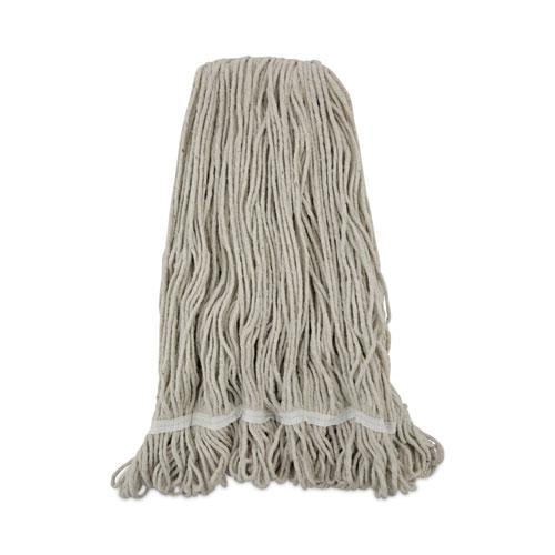 Pro Loop Web/Tailband Wet Mop Head, Cotton, 24oz, White. Picture 1