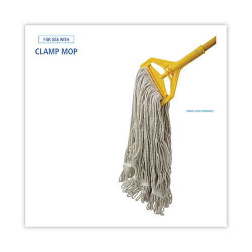 Pro Loop Web/Tailband Wet Mop Head, Cotton, 24oz, White. Picture 3