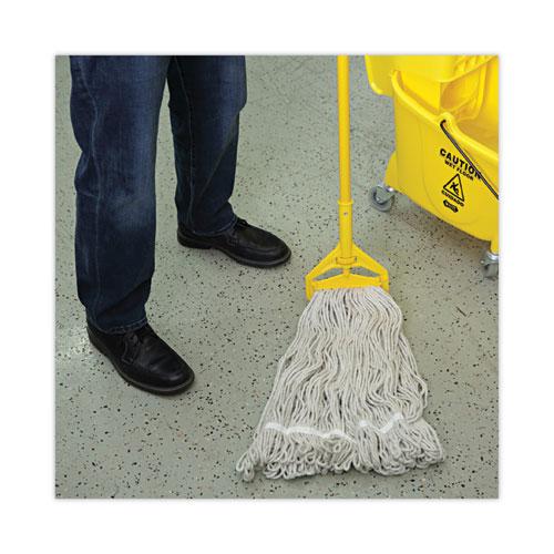 Pro Loop Web/Tailband Wet Mop Head, Cotton, 24oz, White. Picture 5