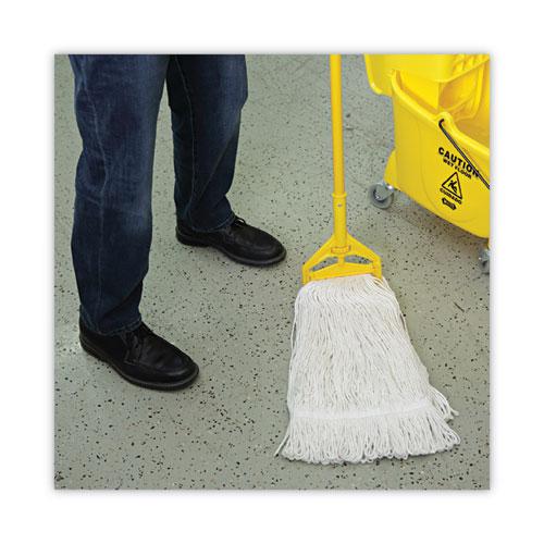 Pro Loop Web/Tailband Wet Mop Head, Rayon, 24oz, White. Picture 5