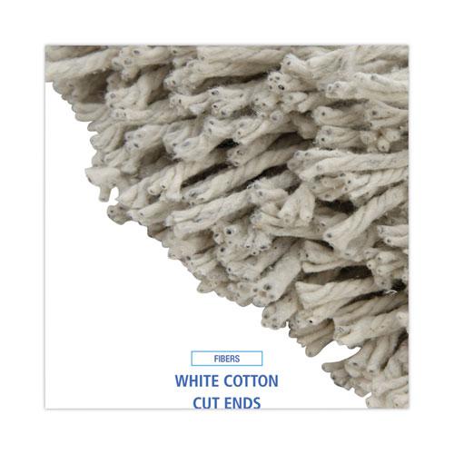 Cut-End Wet Mop Head, Cotton, No. 32, White, 12/Carton. Picture 4