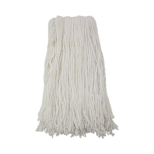 Cut-End Wet Mop Head, Rayon, No. 32, White. Picture 1