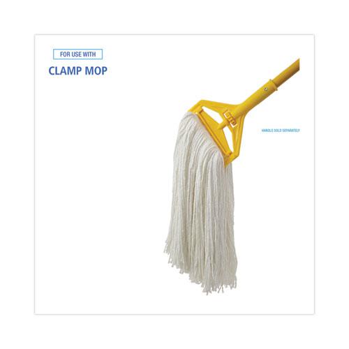 Cut-End Wet Mop Head, Rayon, No. 32, White. Picture 3