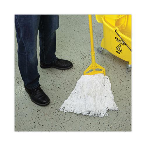 Pro Loop Web/Tailband Wet Mop Head, Rayon, #24 Size, White, 12/Carton. Picture 5