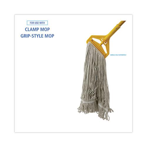 Mop Head, Loop Web/Tailband, Value Standard, Cotton, No. 32, White, 12/Carton. Picture 3