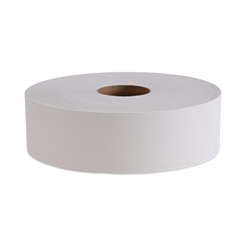 JRT Bath Tissue, Jumbo, Septic Safe, 1-Ply, White, 3.5" x 4,000 ft, 6/Carton. Picture 1