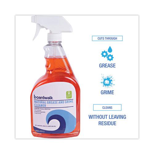 Boardwalk Green Natural Grease and Grime Cleaner, 32 oz Spray Bottle. Picture 4
