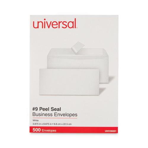 Peel Seal Strip Business Envelope, #9, Square Flap, Self-Adhesive Closure, 3.88 x 8.88, White, 500/Box. Picture 4