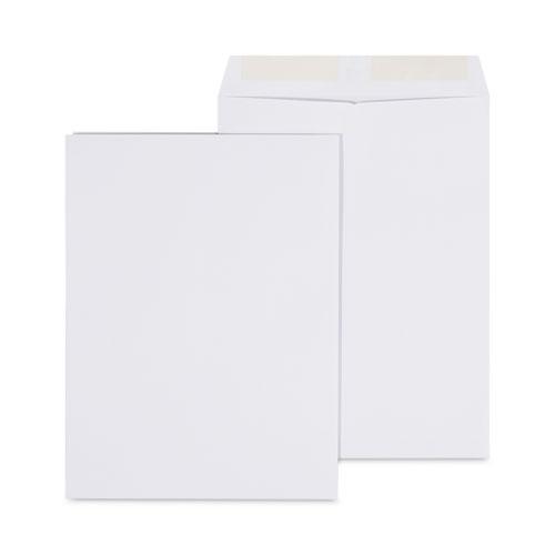 Peel Seal Strip Catalog Envelope, #10 1/2, Square Flap, Self-Adhesive Closure, 9 x 12, White, 100/Box. Picture 1