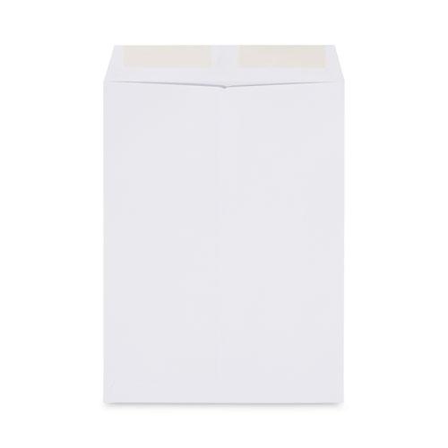 Peel Seal Strip Catalog Envelope, #10 1/2, Square Flap, Self-Adhesive Closure, 9 x 12, White, 100/Box. Picture 3