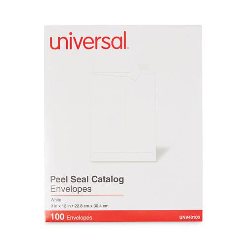 Peel Seal Strip Catalog Envelope, #10 1/2, Square Flap, Self-Adhesive Closure, 9 x 12, White, 100/Box. Picture 4