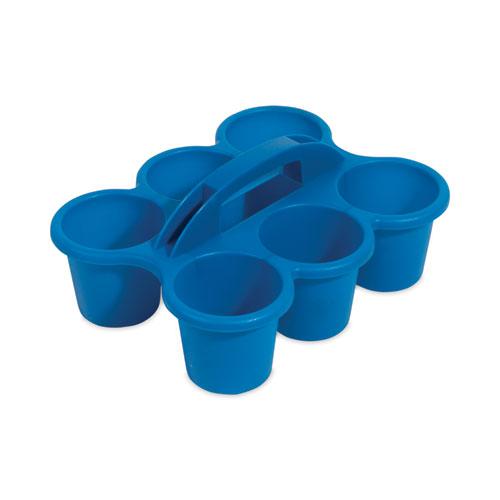 Little Artist Antimicrobial Six-Cup Caddy, Blue. Picture 1