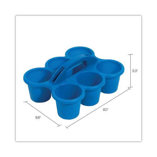 Little Artist Antimicrobial Six-Cup Caddy, Blue. Picture 4