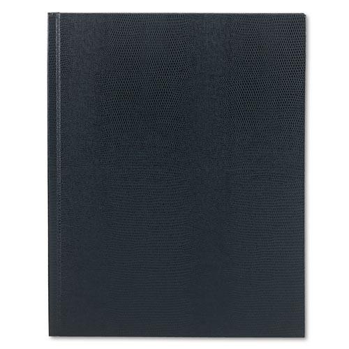 Executive Notebook with Ribbon Bookmark, 1-Subject, Medium/College Rule, Blue Cover, (75) 11 x 8.5 Sheets. Picture 1