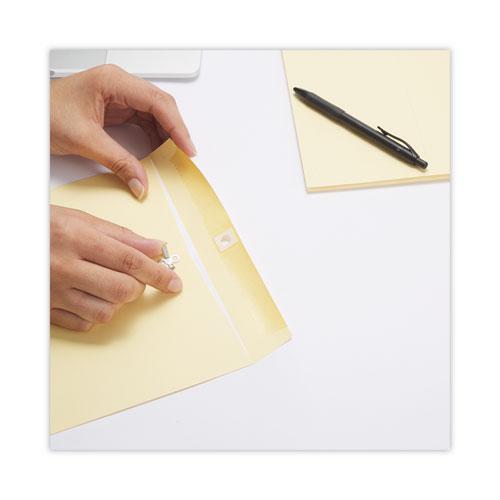 Kraft Clasp Envelope, #10 1/2, Square Flap, Clasp/Gummed Closure, 9 x 12, Brown Kraft, 100/Box. Picture 3