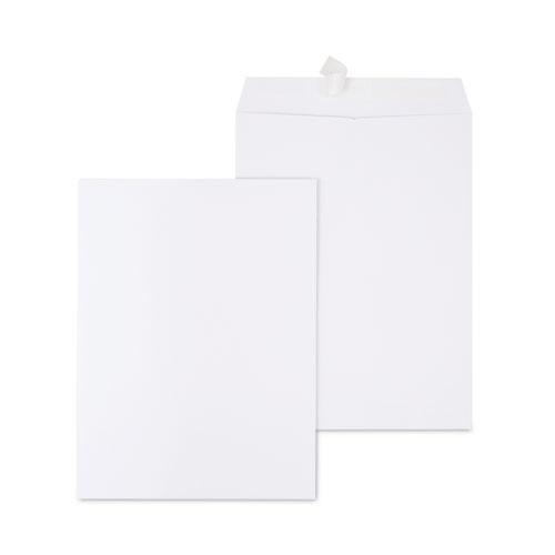 EasyClose Catalog Envelope, #10 1/2, Square Flap, Self-Adhesive Closure, 9 x 12, White, 250/Box. Picture 1