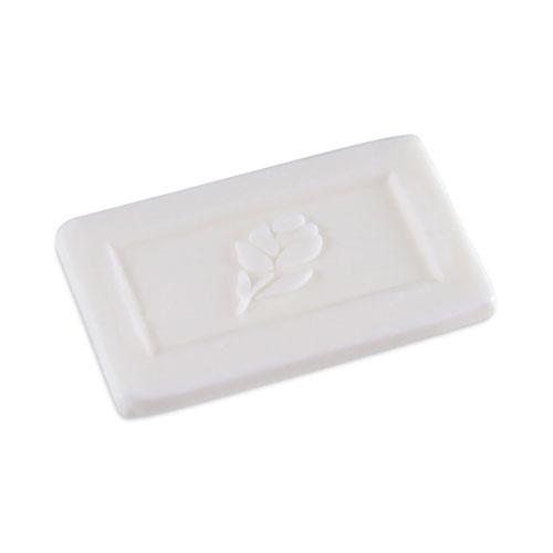 Face and Body Soap, Flow Wrapped, Floral Fragrance, # 1/2 Bar, 1000/Carton. Picture 1