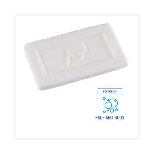 Face and Body Soap, Flow Wrapped, Floral Fragrance, # 1/2 Bar, 1000/Carton. Picture 2