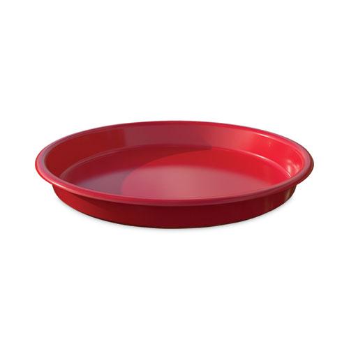 Little Artist's Antimicrobial Craft Tray, 13" Dia., Red. Picture 1