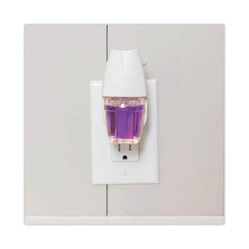 Electric Scented Oil Air Freshener Refill, Sweet Lavender and Violet, 0.67 oz Bottle, 5/Pack. Picture 3