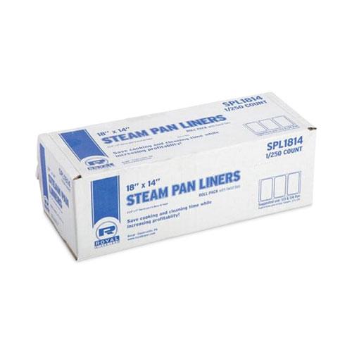 Steam Pan Liners, With Twist Ties, 0.33, 0.25 Pan, 0.02 mil, 18" x 14", 250/Carton. Picture 2