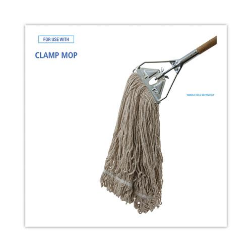 Mop Head, Pro Loop Web/Tailband, Premium Standard Head, Cotton, 32-Oz., White. Picture 3