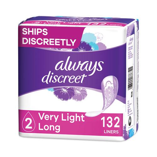 Discreet Incontinence Liners, Very Light Absorbency, Long, 44/Pack, 3 Packs/Carton. Picture 2