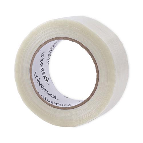 120# Utility Grade Filament Tape, 3" Core, 48 mm x 54.8 m, Clear. Picture 1