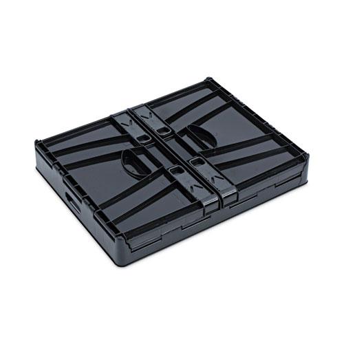 Collapsible Crate, Letter/Legal Files, 17.25" x 14.25" x 10.5", Black/Gray, 2/Pack. Picture 7