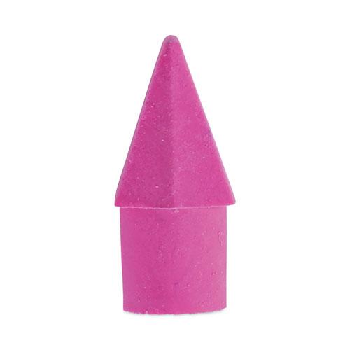 Pencil Cap Erasers, For Pencil Marks, Pink, 150/Pack. Picture 1