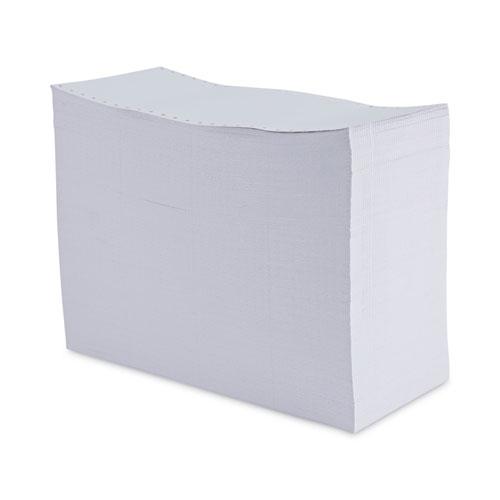 Continuous-Feed Index Cards, Unruled, 3 x 5, White, 4,000/Carton. Picture 1