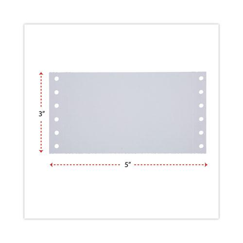 Continuous-Feed Index Cards, Unruled, 3 x 5, White, 4,000/Carton. Picture 3