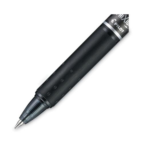 FriXion Clicker Erasable Gel Pen, Retractable, Fine 0.7 mm, Black Ink, Black Barrel. Picture 4