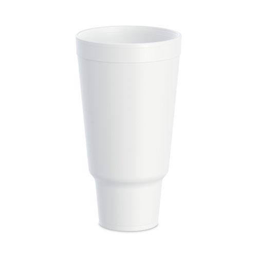 J Cup Insulated Foam Pedestal Cups, 44 oz, White, 300/Carton. Picture 1