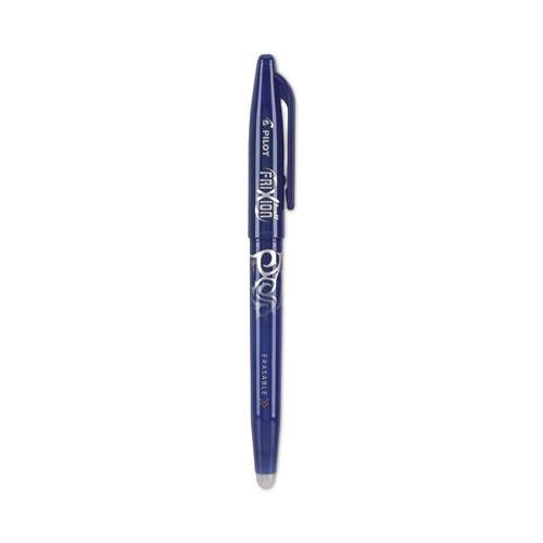 FriXion Ball Erasable Gel Pen, Stick, Fine 0.7 mm, Blue Ink, Blue Barrel. Picture 4