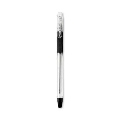 EasyTouch Ballpoint Pen, Stick, Fine 0.7 mm, Black Ink, Clear/Black Barrel, Dozen. Picture 4