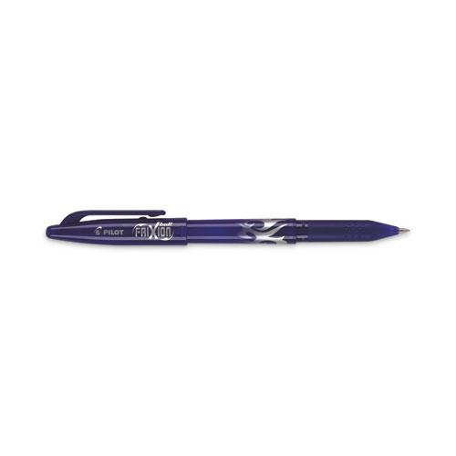 FriXion Ball Erasable Gel Pen, Stick, Fine 0.7 mm, Blue Ink, Blue Barrel. Picture 6