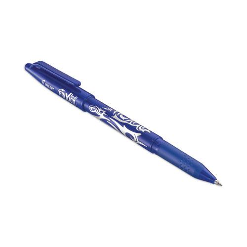 FriXion Ball Erasable Gel Pen, Stick, Fine 0.7 mm, Blue Ink, Blue Barrel. Picture 3