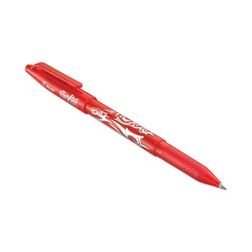 FriXion Ball Erasable Gel Pen, Stick, Fine 0.7 mm, Red Ink, Red Barrel. Picture 3
