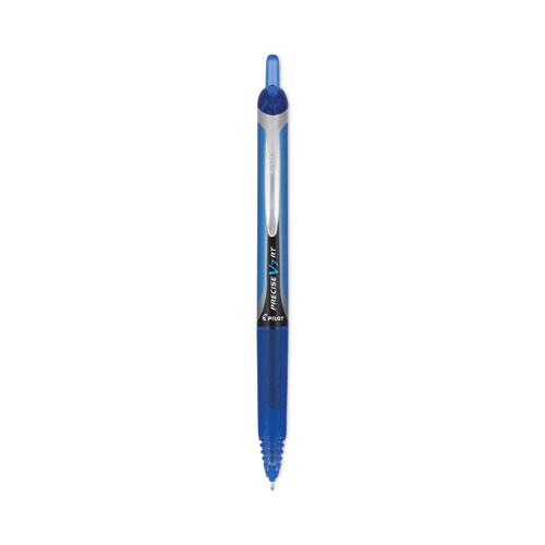 Precise V7RT Roller Ball Pen, Retractable, Fine 0.7 mm, Blue Ink, Blue Barrel. Picture 1