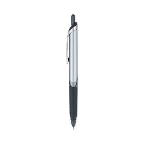 Precise V7RT Roller Ball Pen, Retractable, Fine 0.7 mm, Black Ink, Black Barrel. Picture 1
