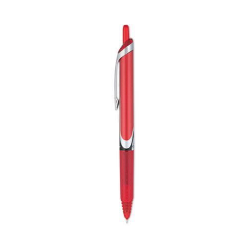 Precise V5RT Roller Ball Pen, Retractable, Extra-Fine 0.5 mm, Red Ink, Red Barrel. Picture 3