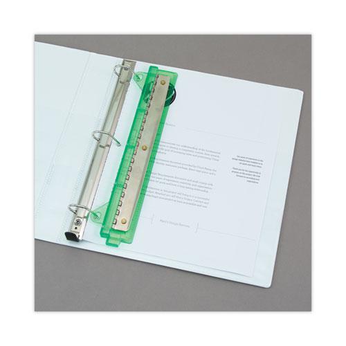 6-Sheet Trident Binder Punch, Three-Hole, 1/4" Holes, Assorted Colors. Picture 3