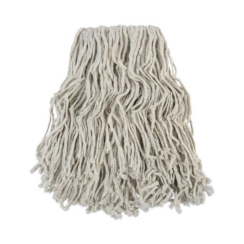 Banded Cotton Mop Head, #24, White, 12/Carton. Picture 1