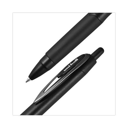 207 Plus+ Gel Pen, Retractable, Medium 0.7 mm, Assorted Ink Colors, Black Barrel, 6/Pack. Picture 5