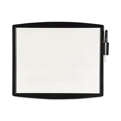 Partition Additions Dry Erase Board, 15.38 x 13.25, White Surface, Dark Graphite HPS Frame. Picture 1