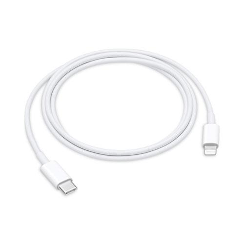 USB-C to Lightning Cable, 3 ft, White. Picture 4